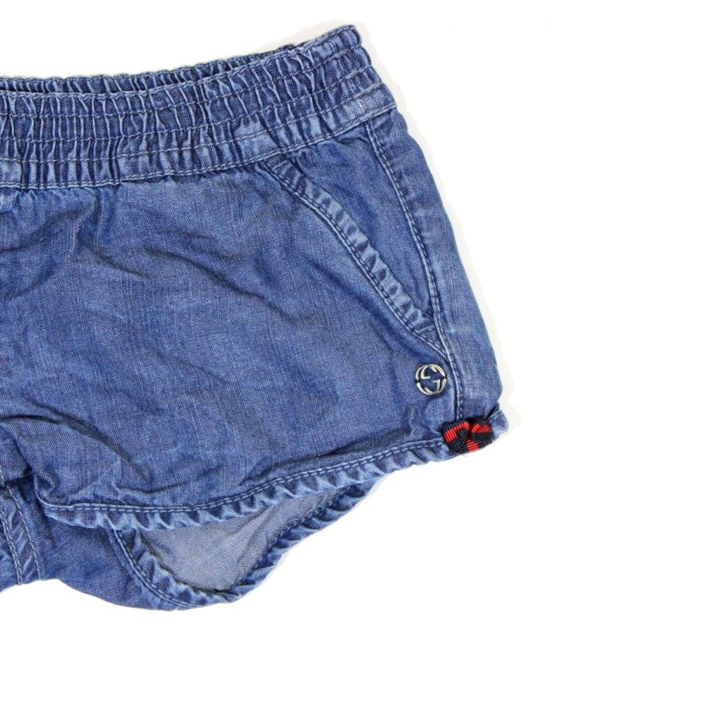 Gucci Denim Shorts Ribbon - Picture 2 of 5